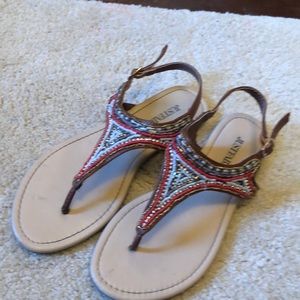 Justfab sandals size 7.5